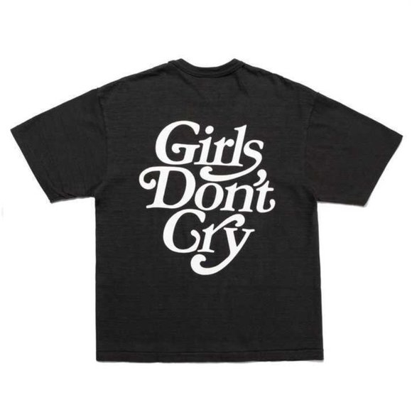 HUMAN MADE Girls Don'T Cry T-Shirt Tee Black White Size M Brand New - Picture 8 of 11
